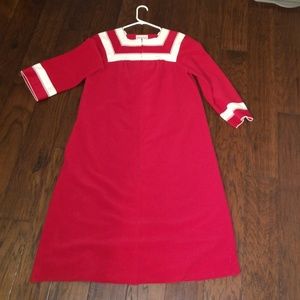 💟Vassarette red long gown ladies medium to large